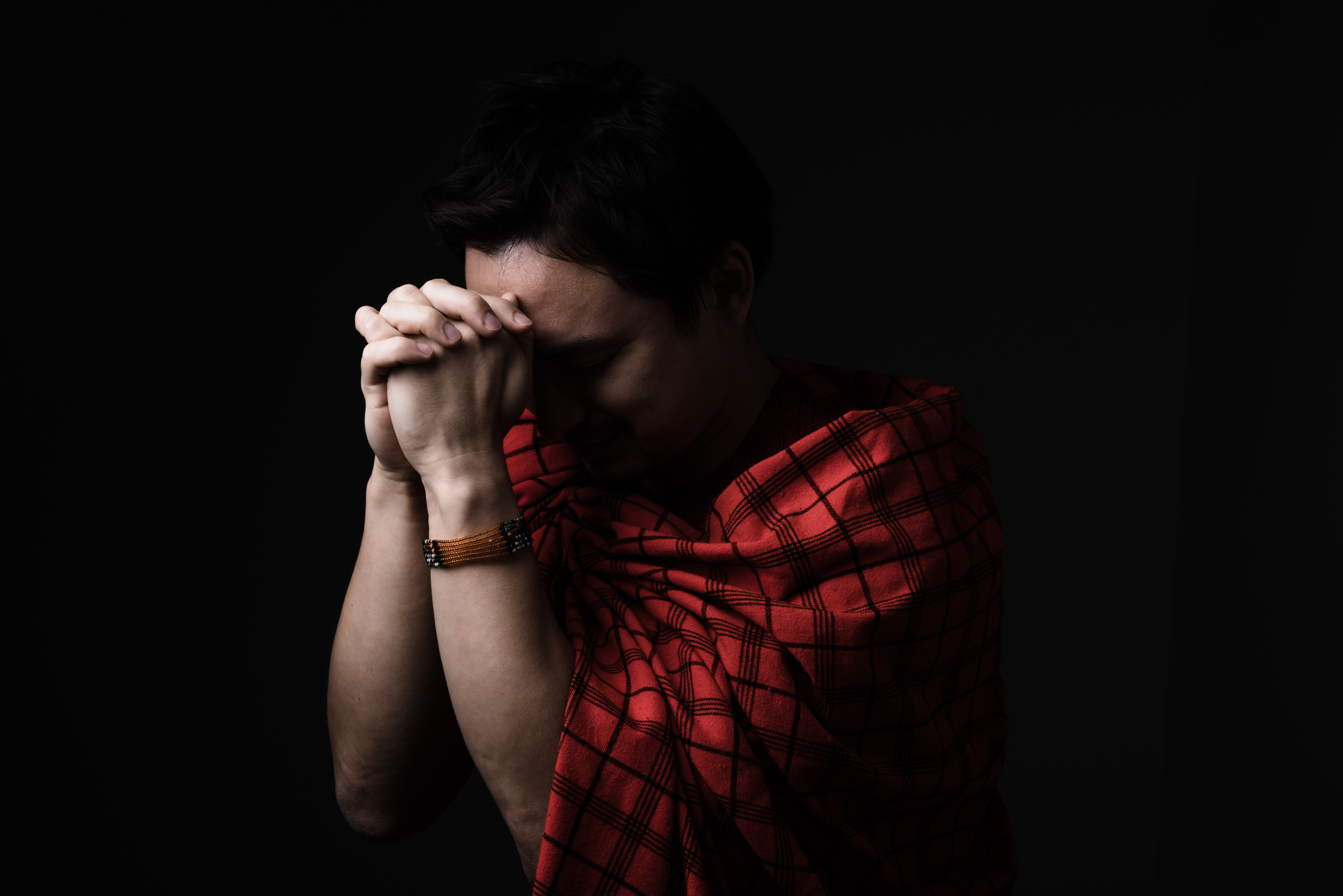 キャンセルできるように祈っている姿