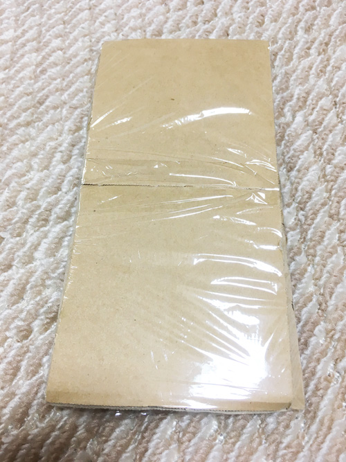 サランラップで固定