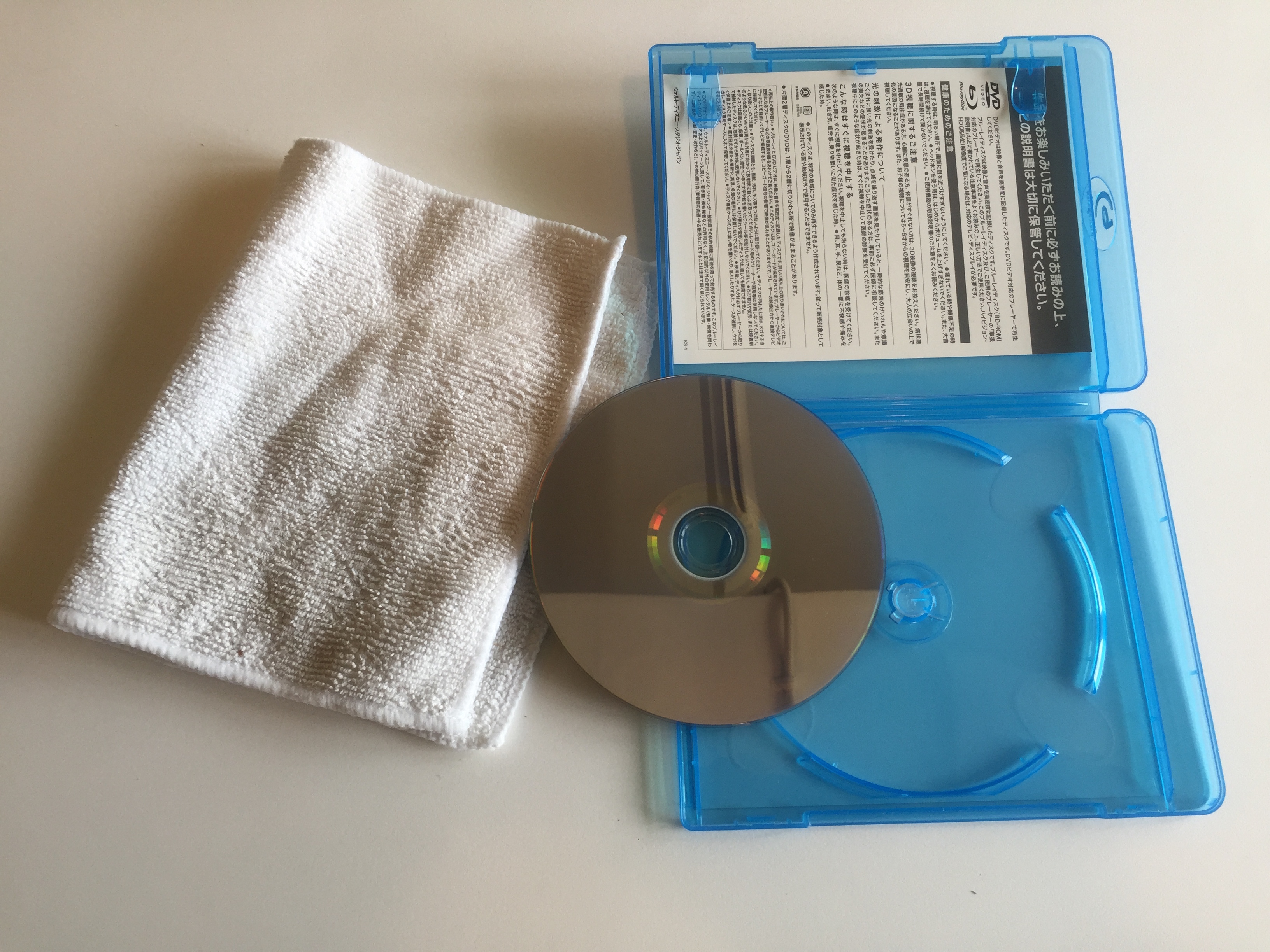 dvdの汚れ取り