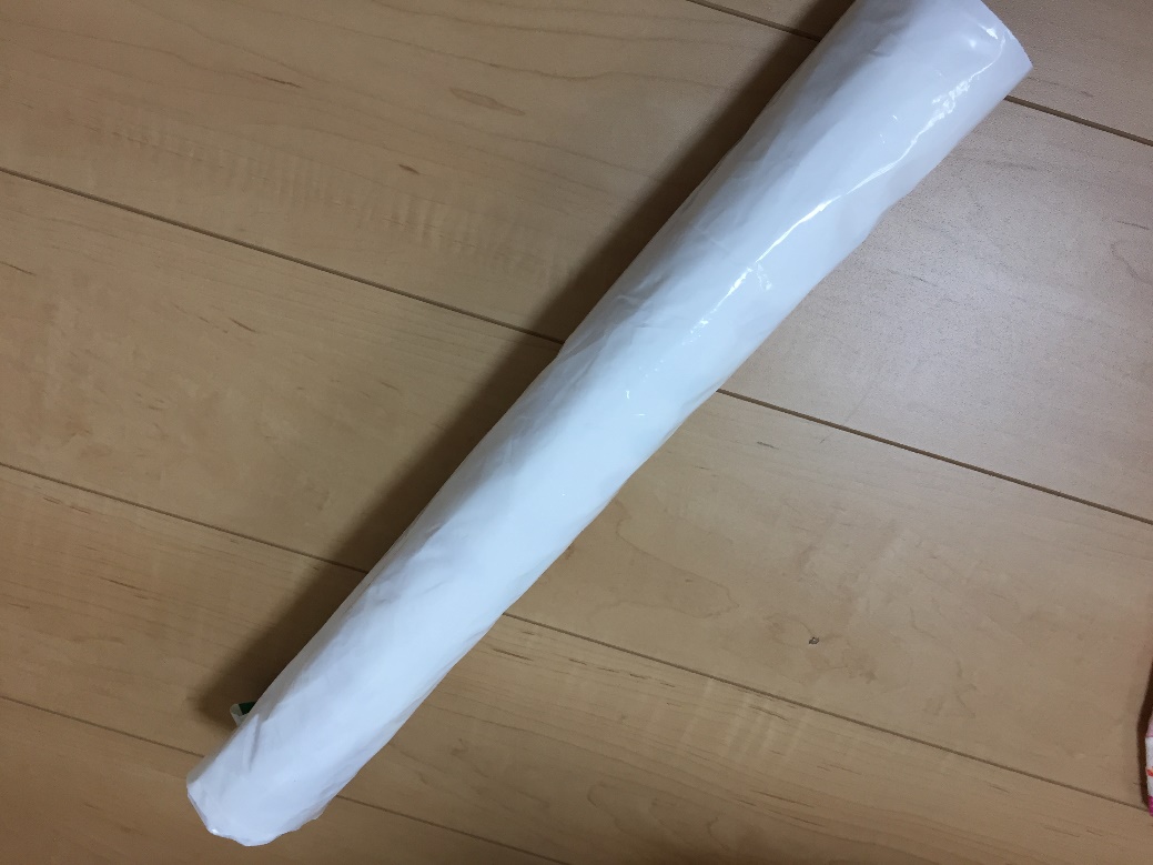 ポスターのビニール袋を使った発送