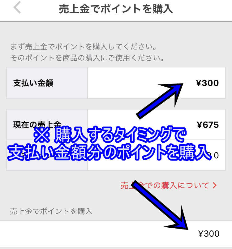メルカリでポイント買う
