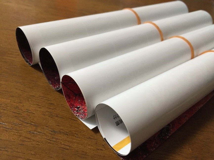 ポスター梱包材を100均で買う