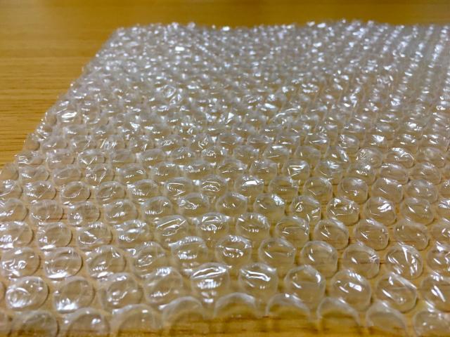 メルカリでフィギュアでプチプチ梱包