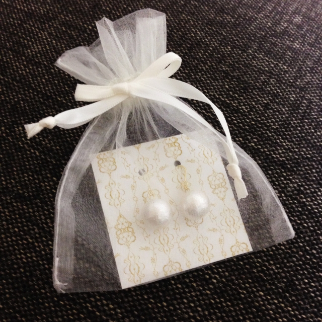 メルカリでピアスの包装