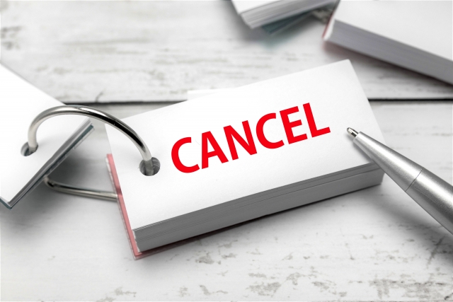 取引中止の対応をする時の謝罪文例